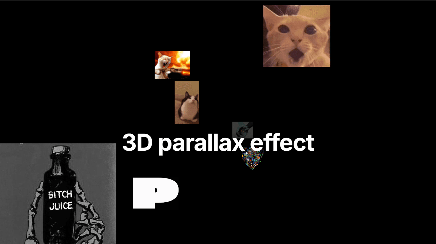 3D parallax effect
