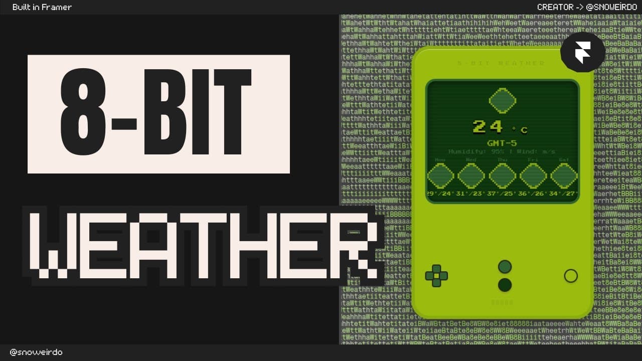 8Bit WeatherStation