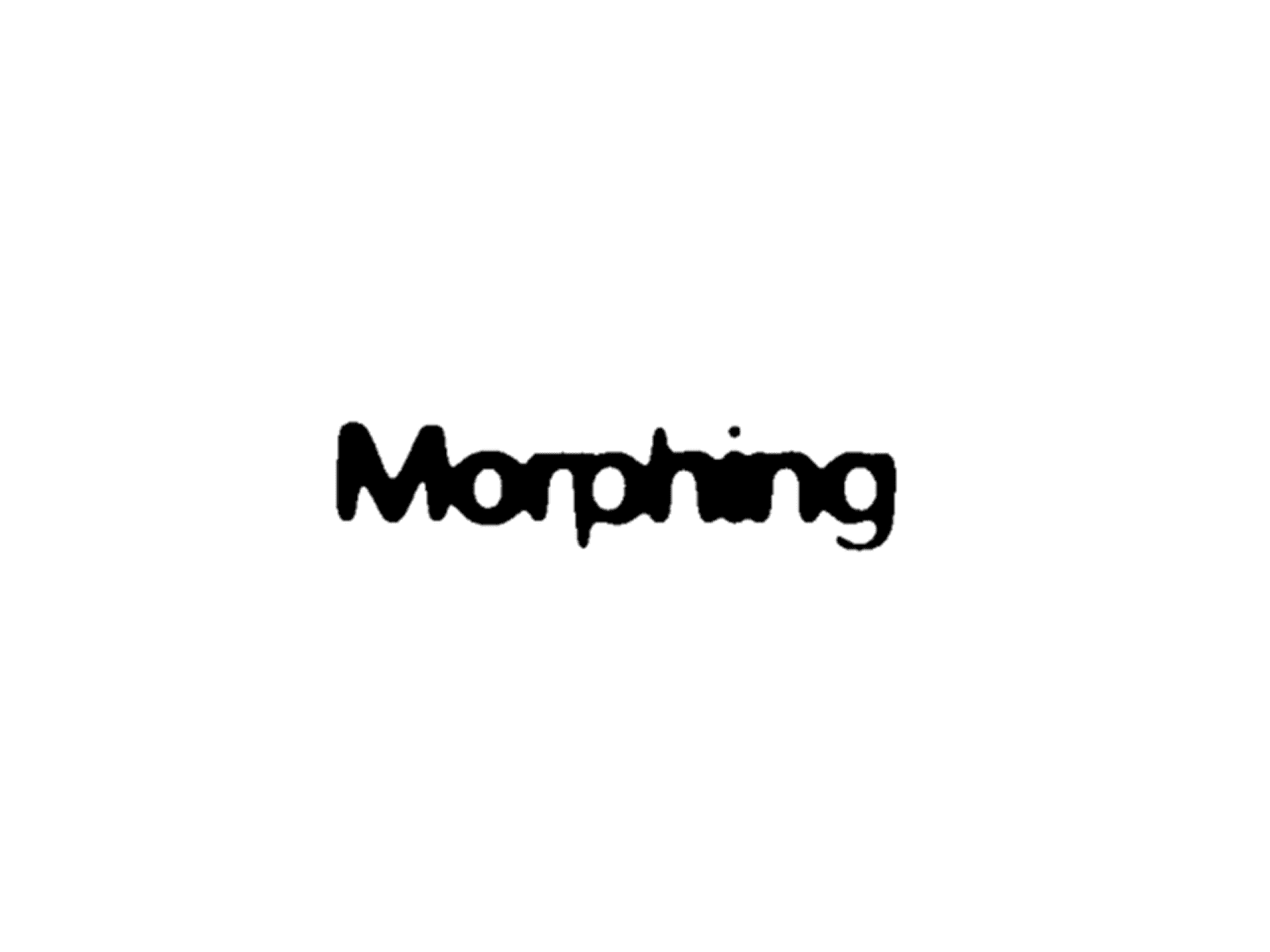 Morphing Text Animation